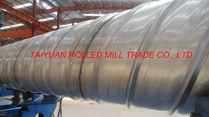 Stainless steel helical bellows roll forming mill line